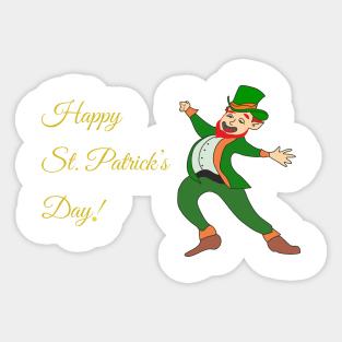 Happy St. Patrick's Day Sticker